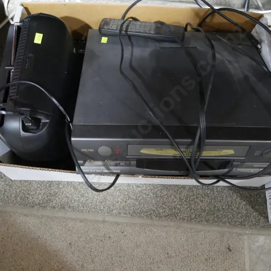 VHS player etc