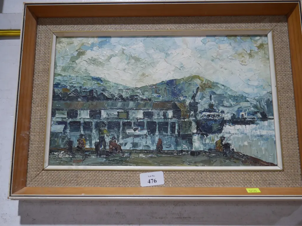 Oil painting signed Esplin Image 1++