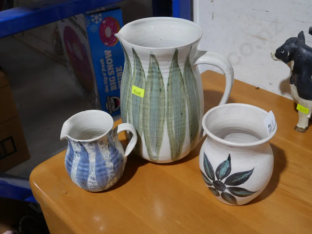 3 Hanmer Pottery items Image 1++