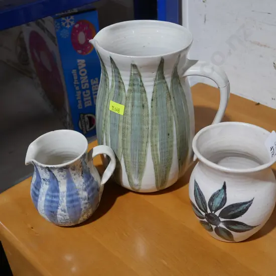 3 Hanmer Pottery items