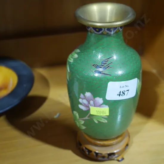 Cloisonne vase