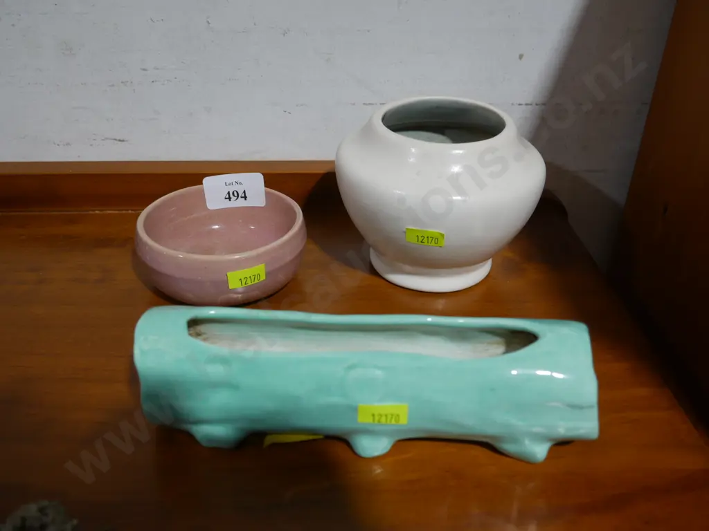 O. C Stephens pottery bowl and vases Image 1++