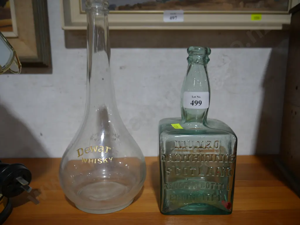 Glass whisky bottles Image 1++