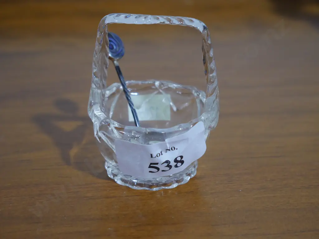 Silver spoon and basket Image 1++
