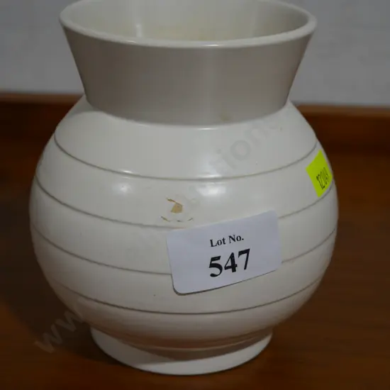 Crown Lynn hand potted vase