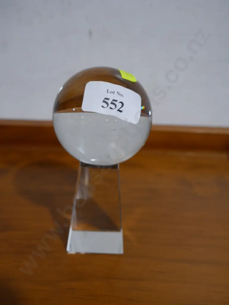 Glass ball on stand Image 1++