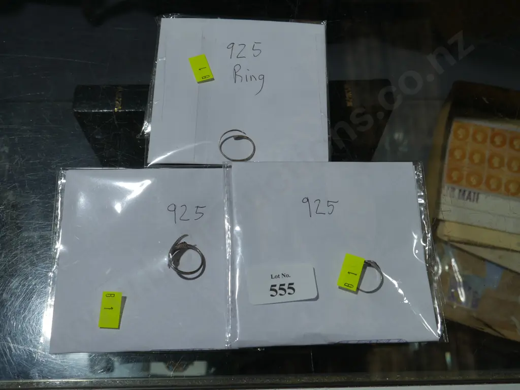 Three silver rings Image 1++