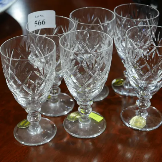 Webb Corbett sherry glasses