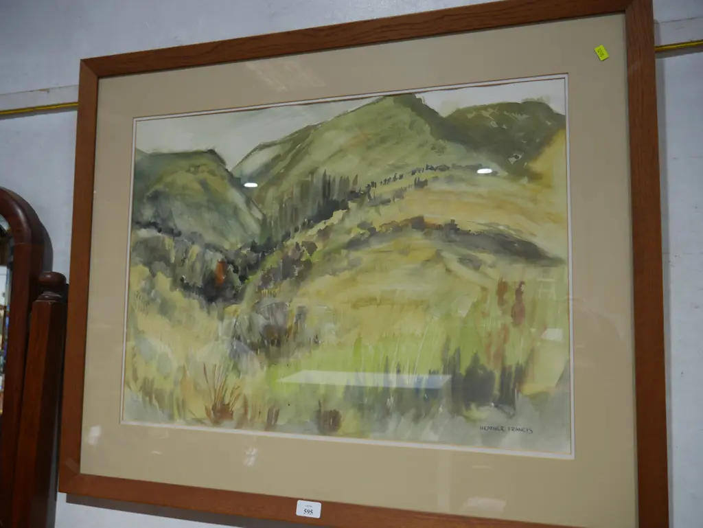 Heather Francis watercolour landscape Image 1++
