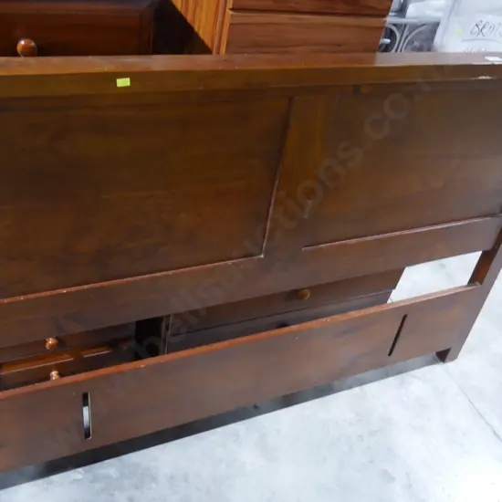 Wooden headboard