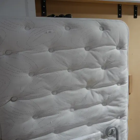 Single base mattress and headboard