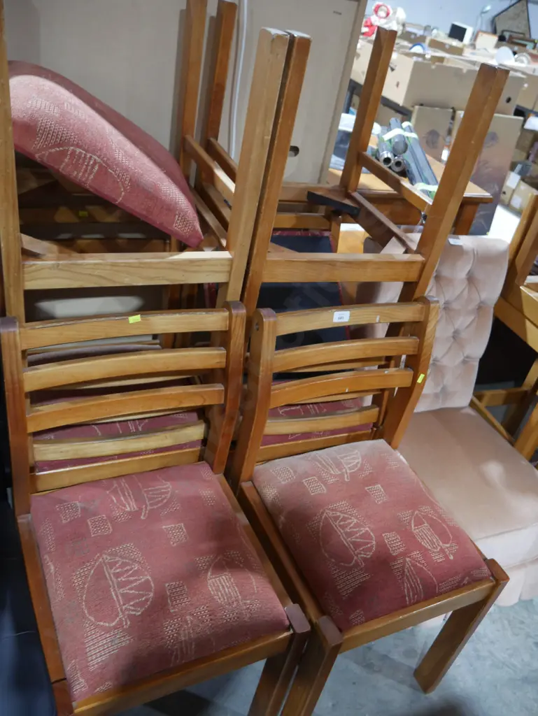 6 wooden dining chairs Image 1++