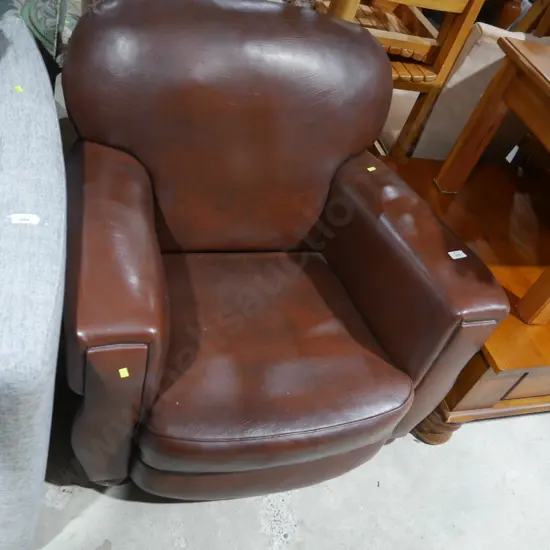 Leather armchair