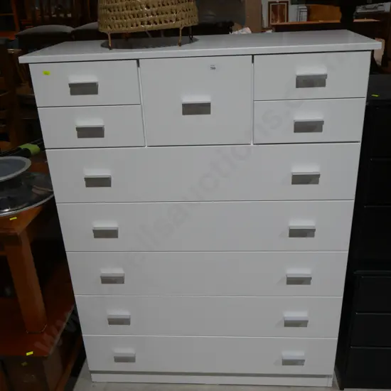 White modern tallboy