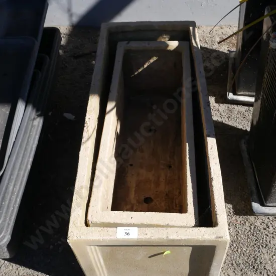 Plant troughs