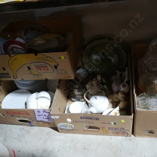 5 boxes china etc