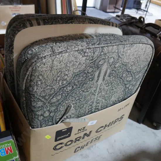 Box of cushions