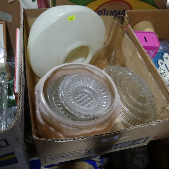 Glassware etc