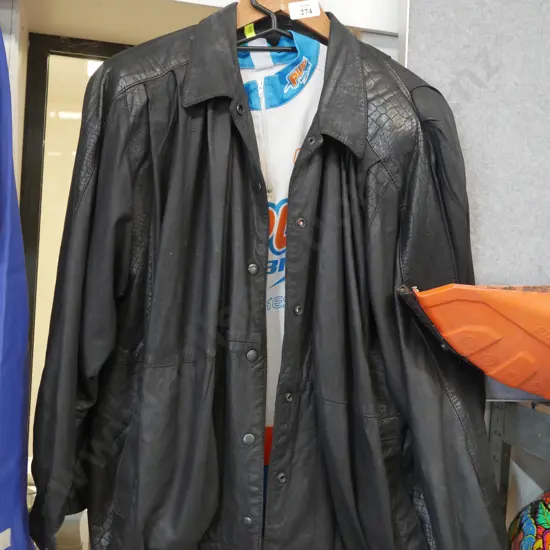 Leather jacket etc