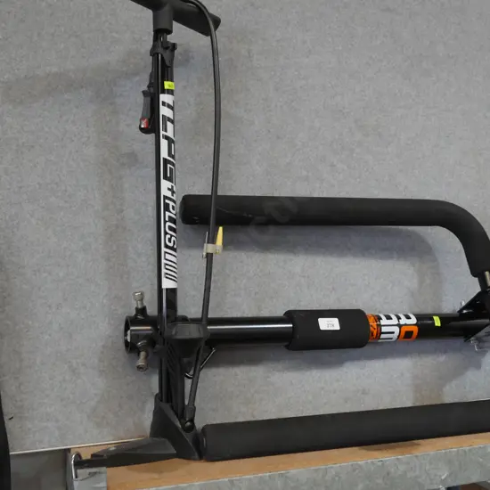Bike rack and pump