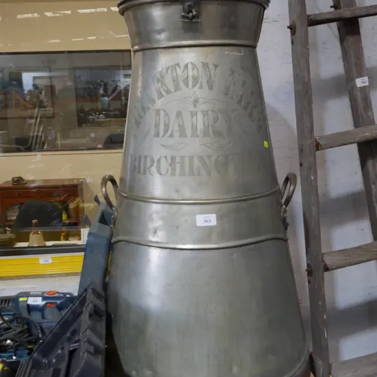 Vintage milk can