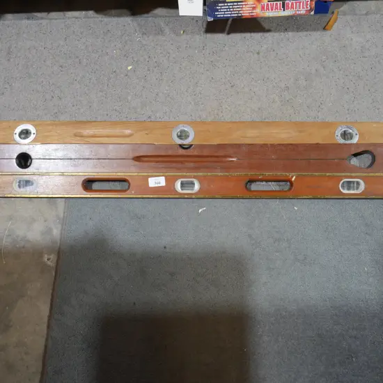 3 wooden levels