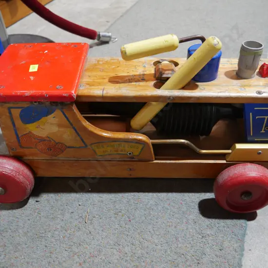 Wooden toy car