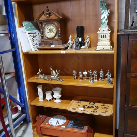 Solid wood bookcase