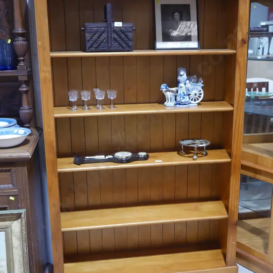 Wooden bookcase