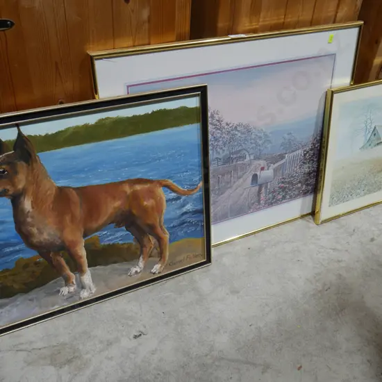 Framed artworks