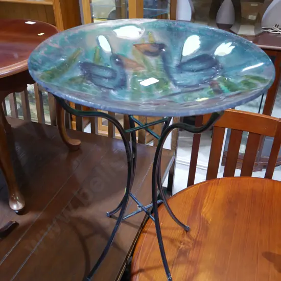 Glass table top