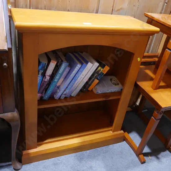 Book case and books