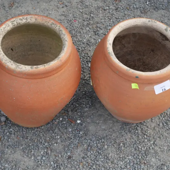 2 plant pots