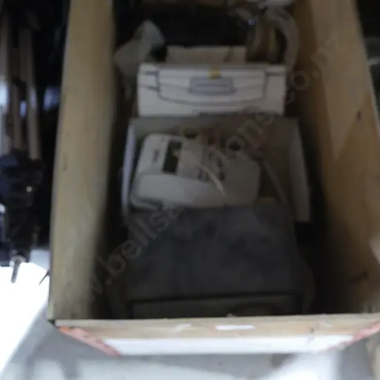 Radio, lamp, telephone etc