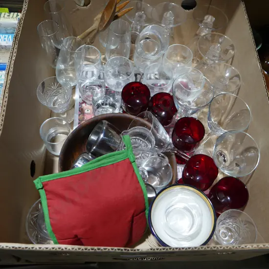 Glassware etc
