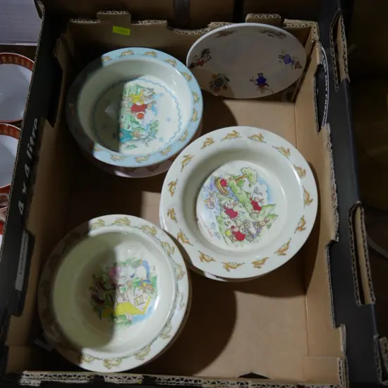 Bunnykins bowls etc