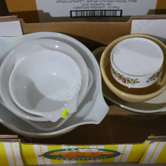 Pyrex bake ware etc