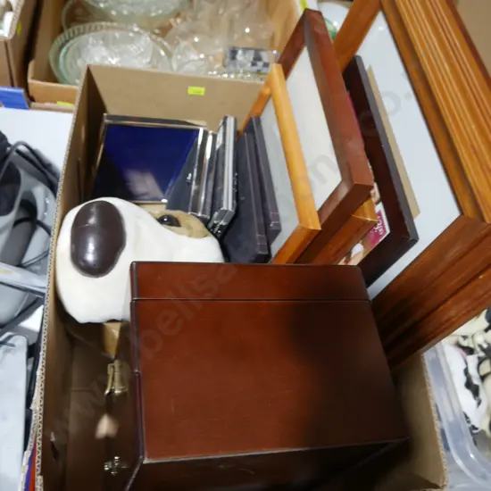 Frames, jewellery box etc