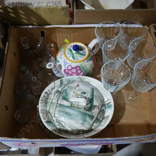 Glassware etc