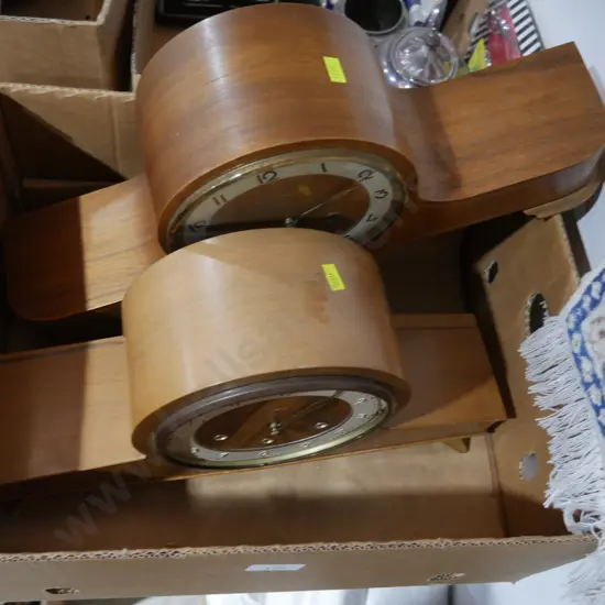 Two mantal clocks