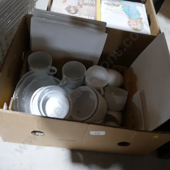 White dinner ware etc