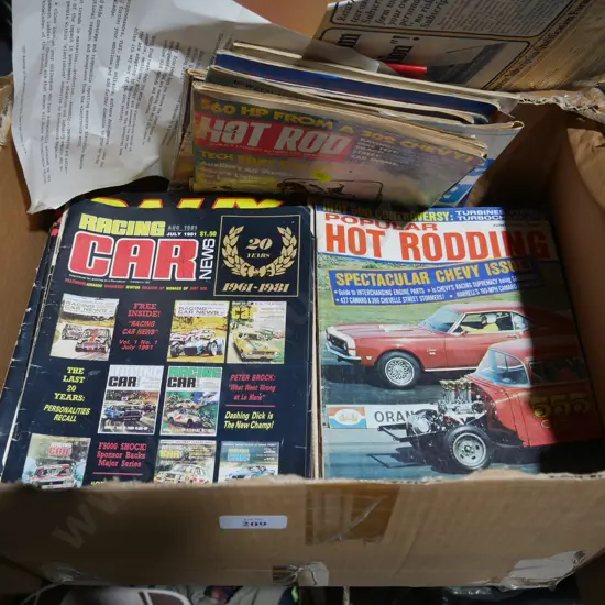 Hot rod magazines etc