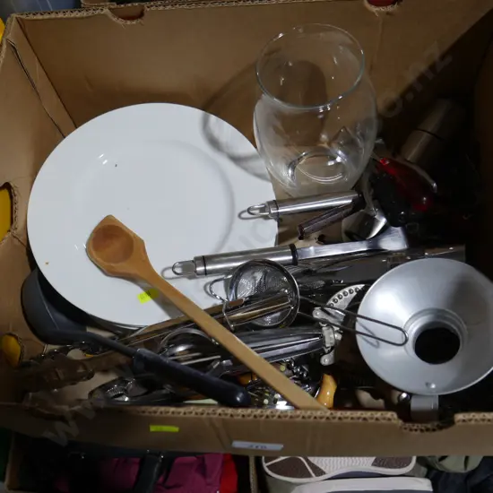 Plates, utensils etc