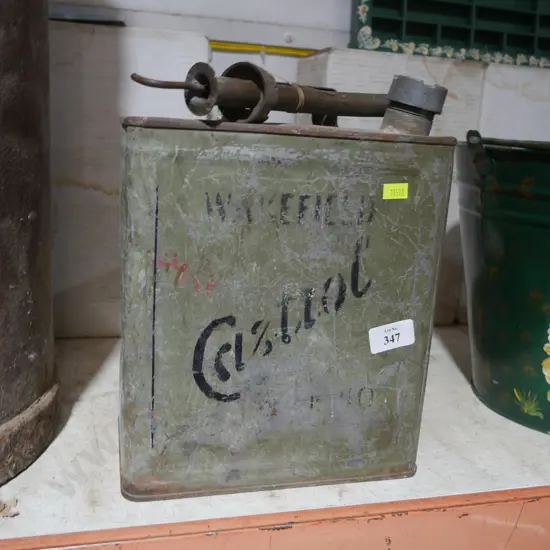 Castrol petrol tin