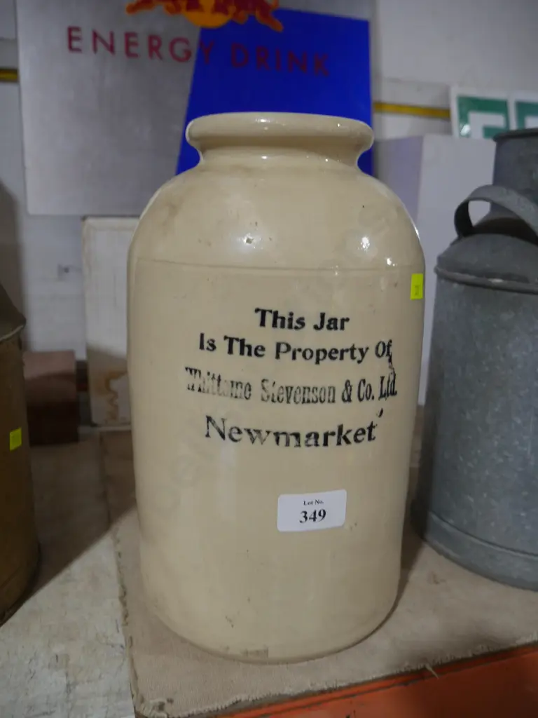Whittome Stevenson and co stone jar Image 1++