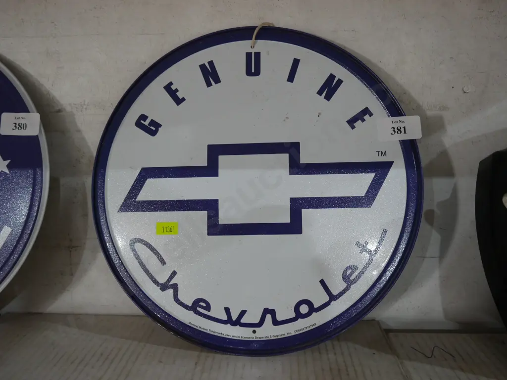 Chevrolet tin sign Image 1++