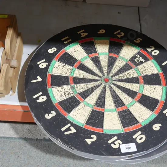 Two dartboards