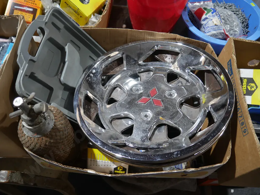 Power drill, wheel covers etc Image 1++