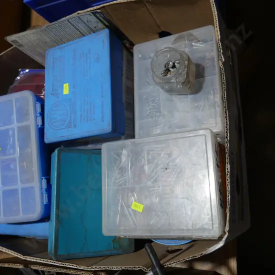 Organisers, screws etc