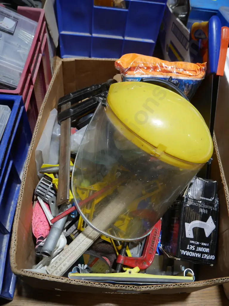 Clamps, garage sundries etc Image 1++